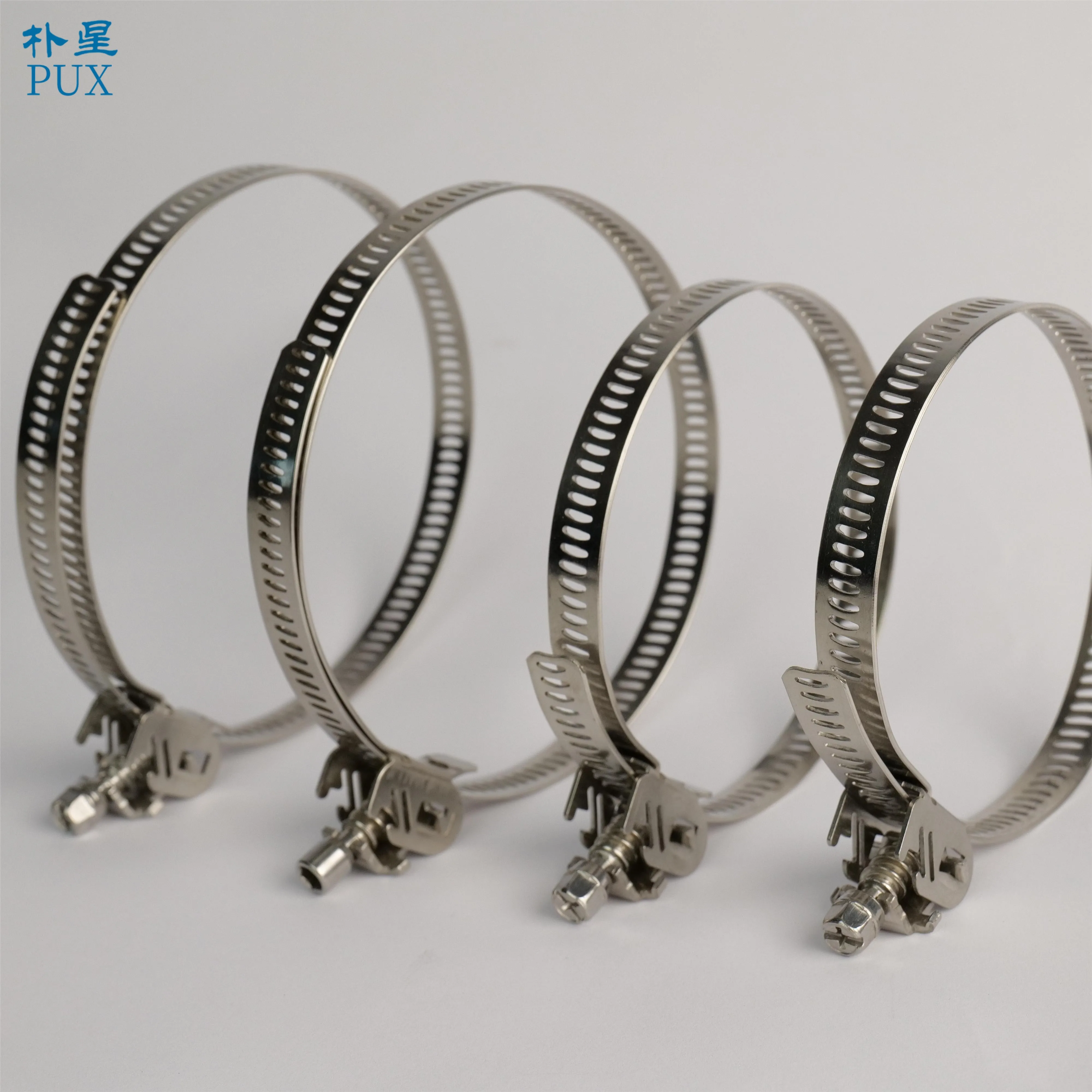 Premium 304 Stainless Steel American Style  Hose Clamp, 50-70mm, High Pressure Resistant, Perfect for High Performance Engines