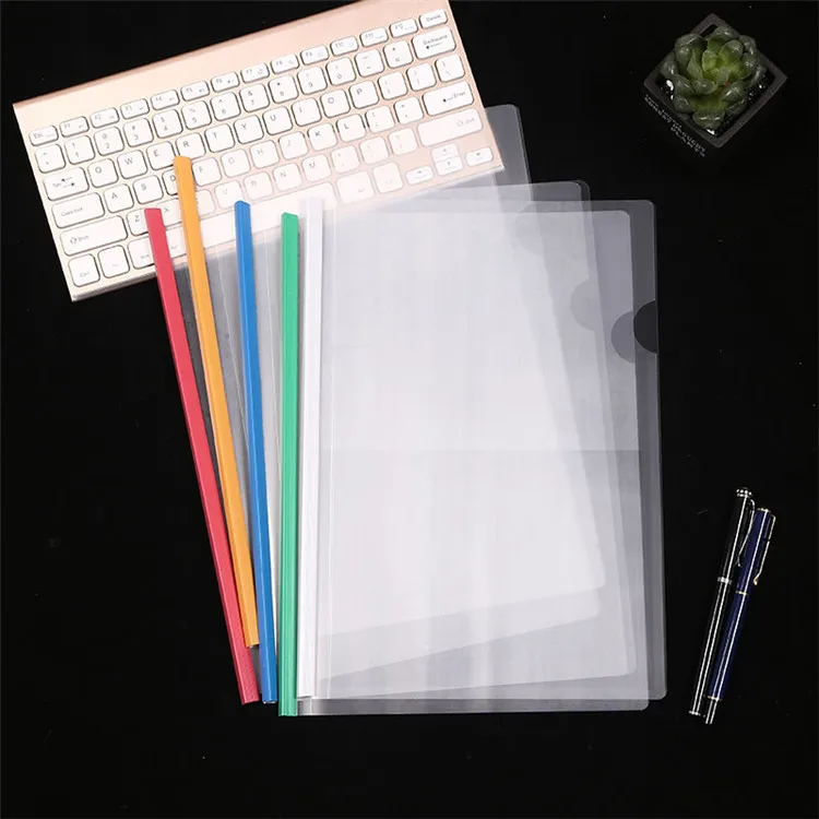 Wholesale A4 Report Covers Sliding Bar Report Folder Binder for School Office Supplies
