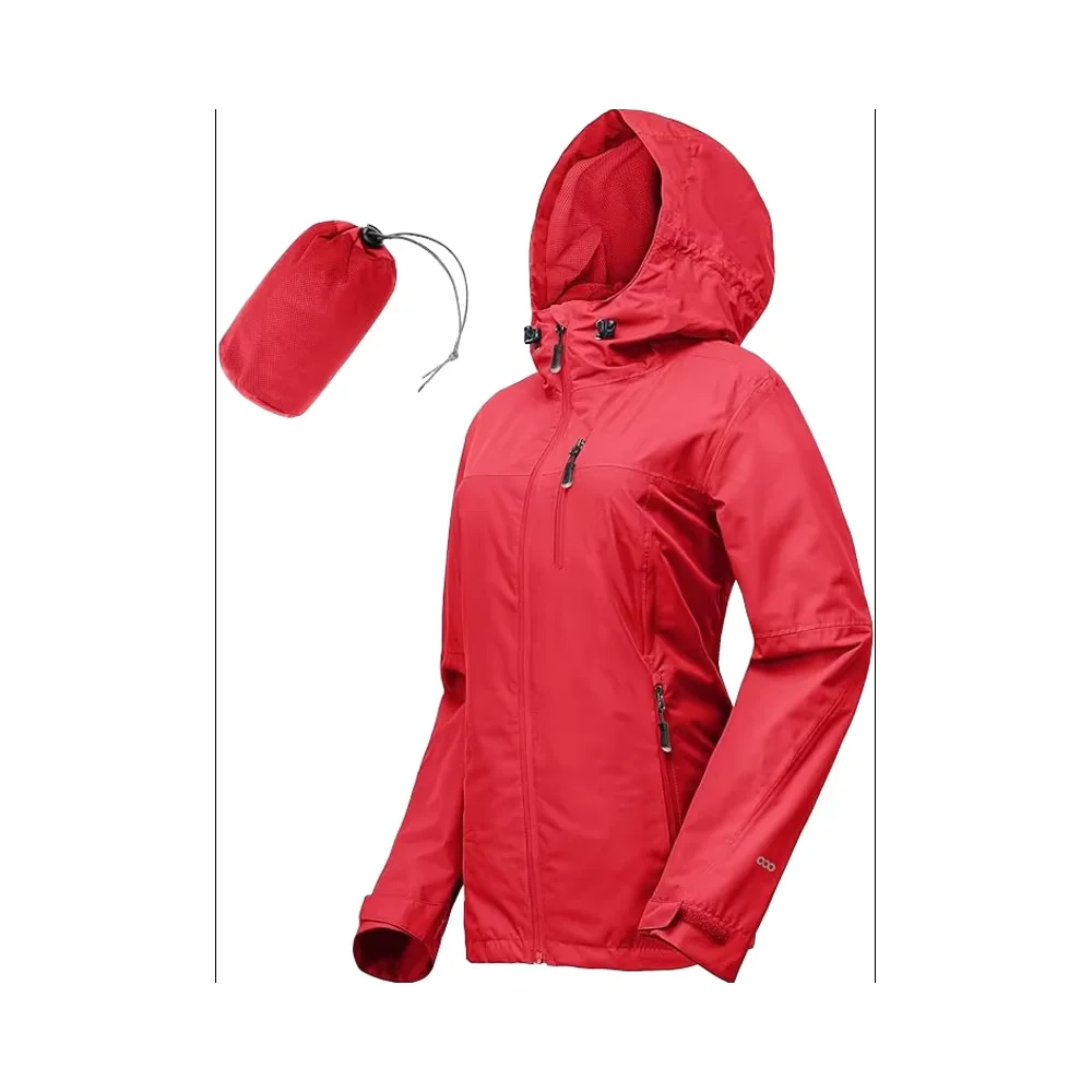 Дышащая и ветрозащитная куртка на молнии с воротником-стойкой для осеннего сезона, водонепроницаемая Женская ветровка