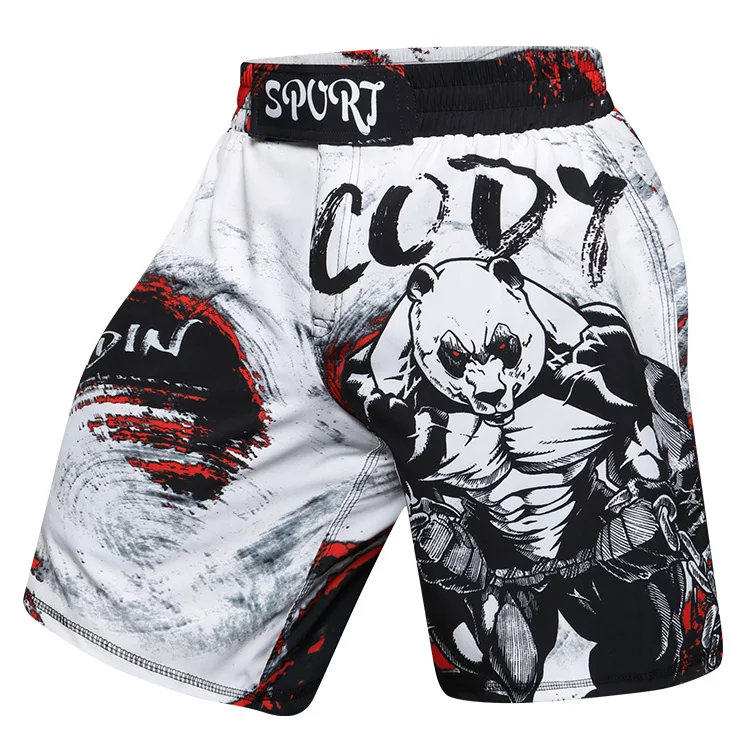 New Arrival MMA Fight Wear Custom Anime Sublimated BJJ Shorts