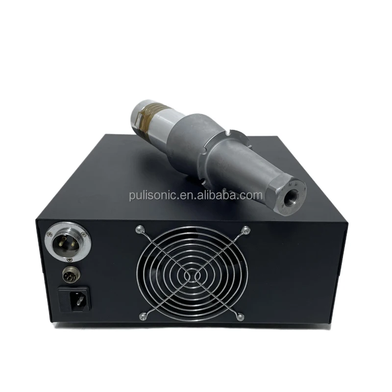 Amplitude Adjustable Ultrasonic Generator Piezoelectric Converter Sensor 15Khz For Ultrasonic Welding Machine