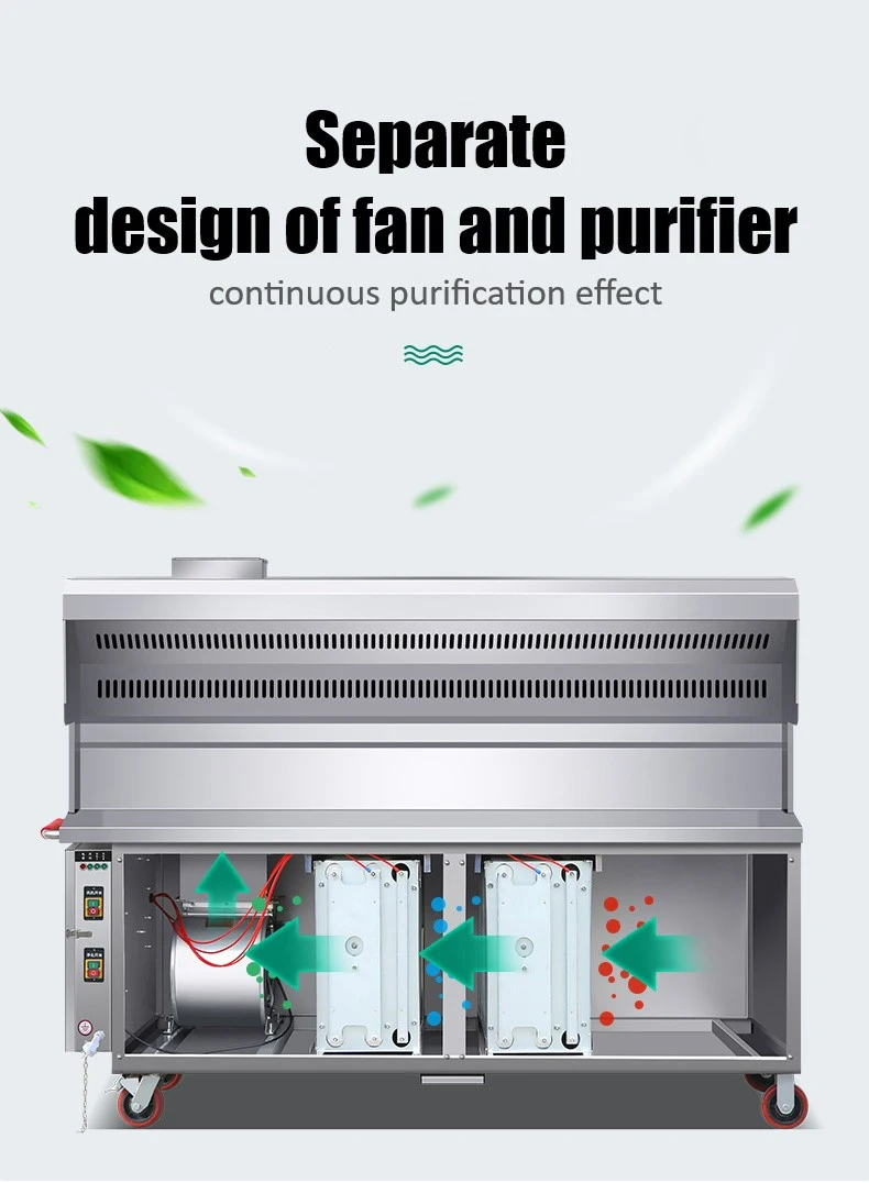 Kitchen Equipment Camping BBQ Grills Outdoor Fast Food Machines Mobile Truck Rotisserie Barbecue machine