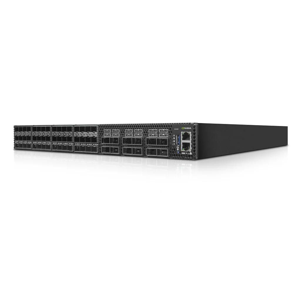 MSN3420-CB2FC MSN3420-CB2RC Spectrum-2 48 SFP28 Ports + 12 QSFP28 Ports 25GbE/100GbE 1U Open Ethernet network Switch