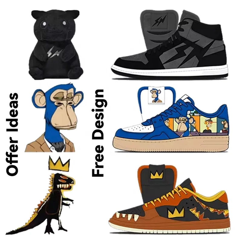 KICK GROUND Customized Sports Shoes Skateboard Casual Shoes Sneaker Men Running Walking Style Shoes