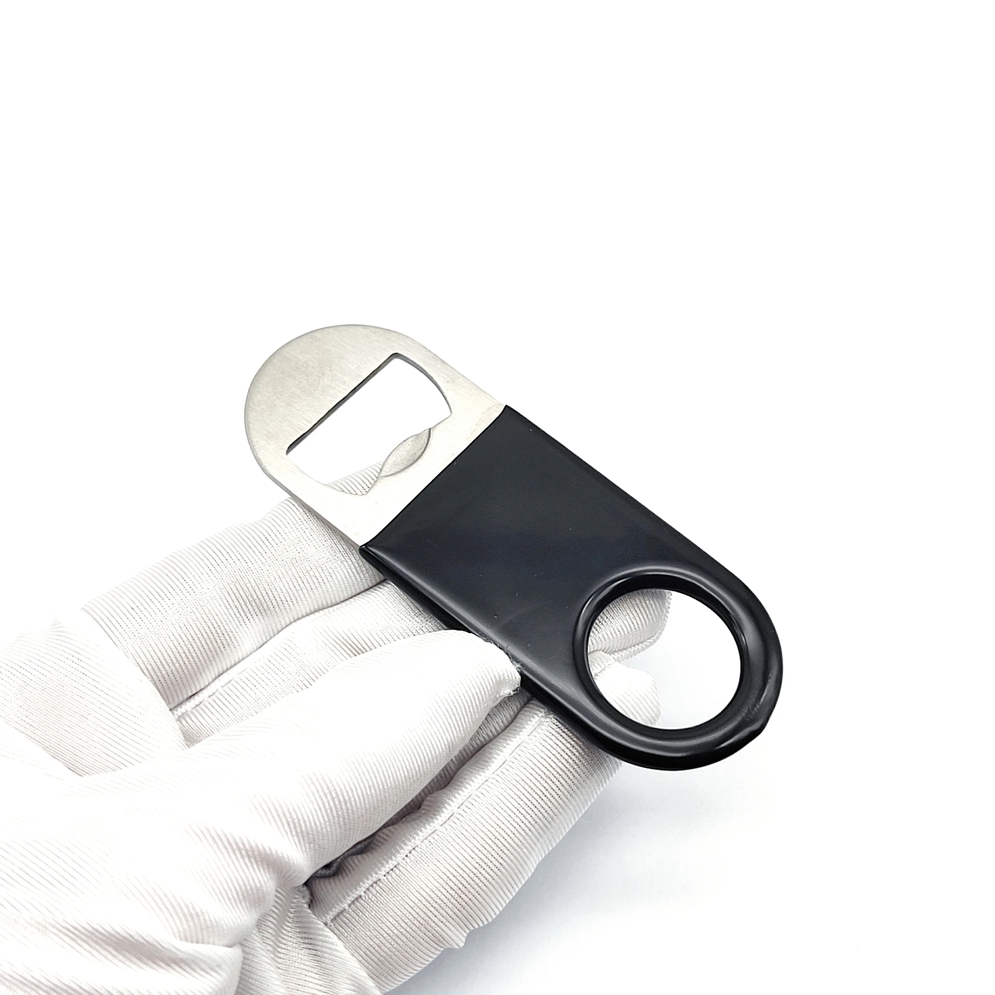 Stainless Steel Epoxy Sublimation Key Chain Bottle Opener Custom Logo Beer Metal Keyring Bottle Opener Keychain