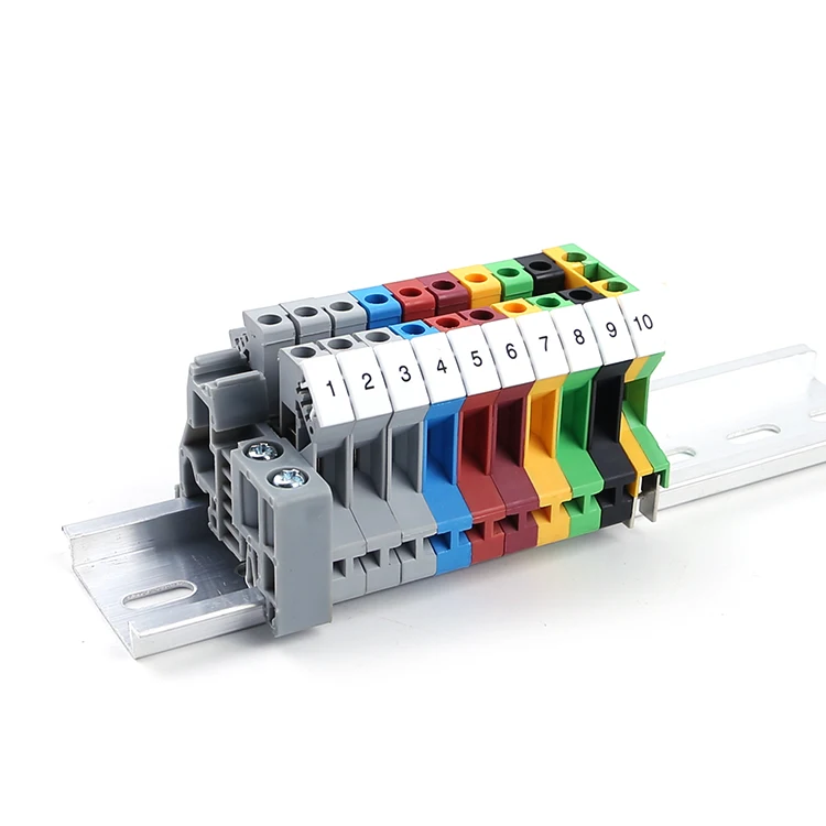 With Standard Numbering Blank Labels Marking Tags Mark Bar for UK2.5B/UK5N /UDK4/ UKK5 DIN Rail Terminal Blocks Marker Strips
