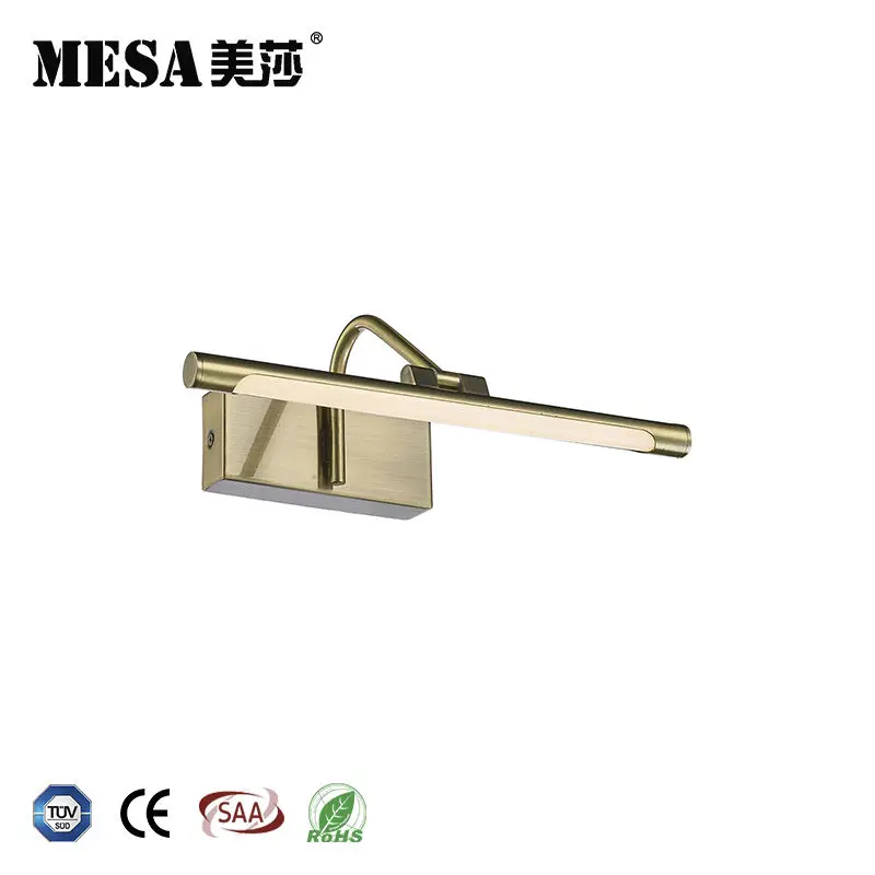 Adjustable Antique Brass Indoor Painting Frame Wall Lights 5W 8W 11W LED Wall Gallery Picture Light