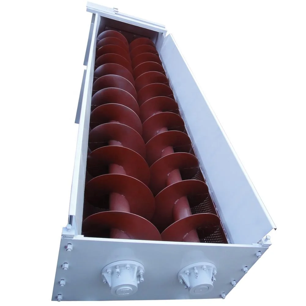 Waste plastic recycling related lifting machinery screw feeder conveyor