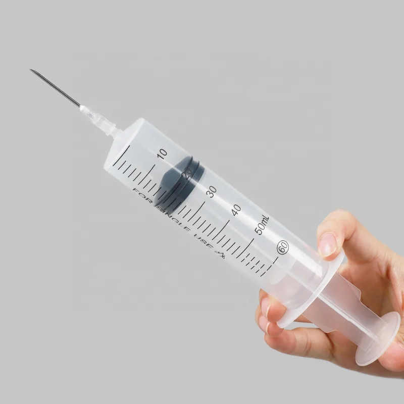Sterile Medical Luer Lock/ Luer Slip Needle Disposable Largest Syringe