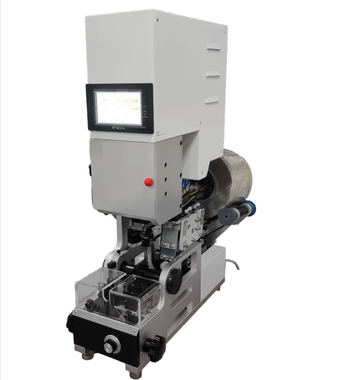 Semi Automatic wire waterproof plug seal inserting threading cable stripper tool crimping machine BJ-GVC