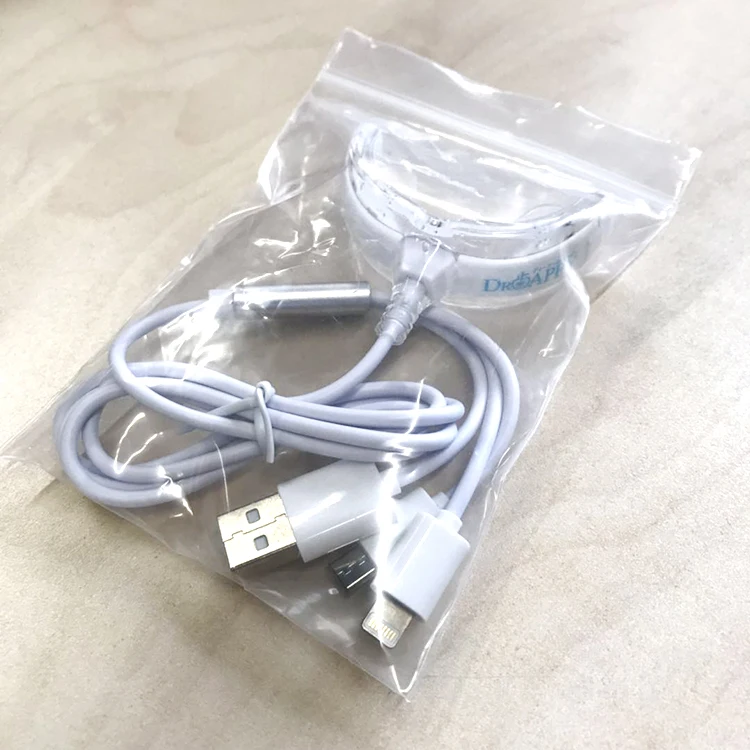 Portable USB Mobile Phone Connection Blue LED Teeth Whitening Light