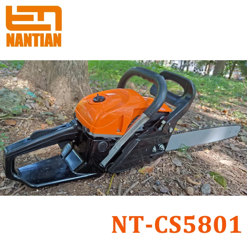 Цепная пила Nantian бензиновая цепная 58 куб. См