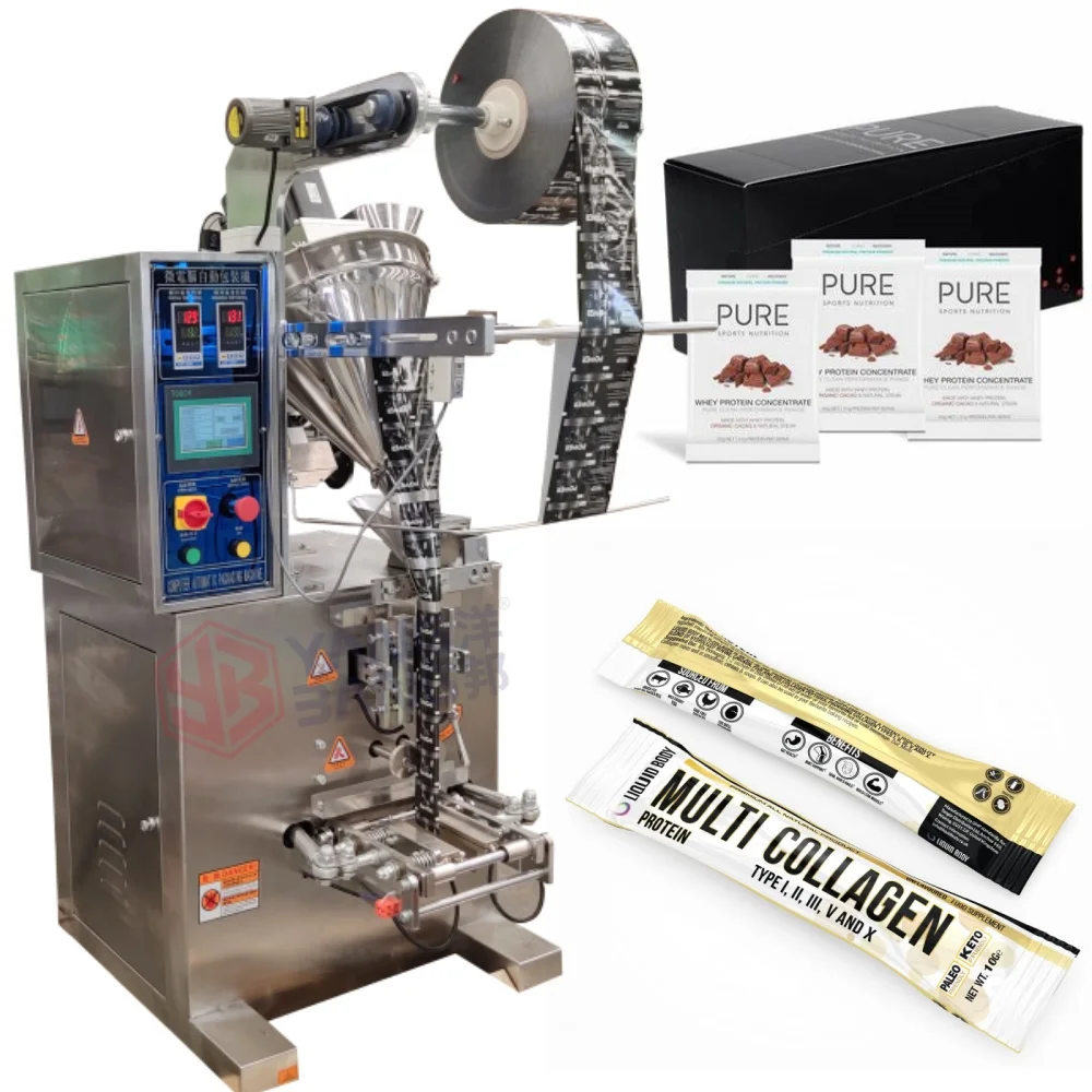 YB-150F Automatic Protein Powder Packing Machine Packing Protein Powder Pouch Multi Function Filling Packing Machine