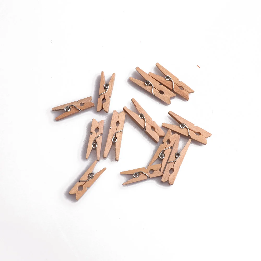 wooden clothe pegs birch wood mini pegs colored pegs DIY toys