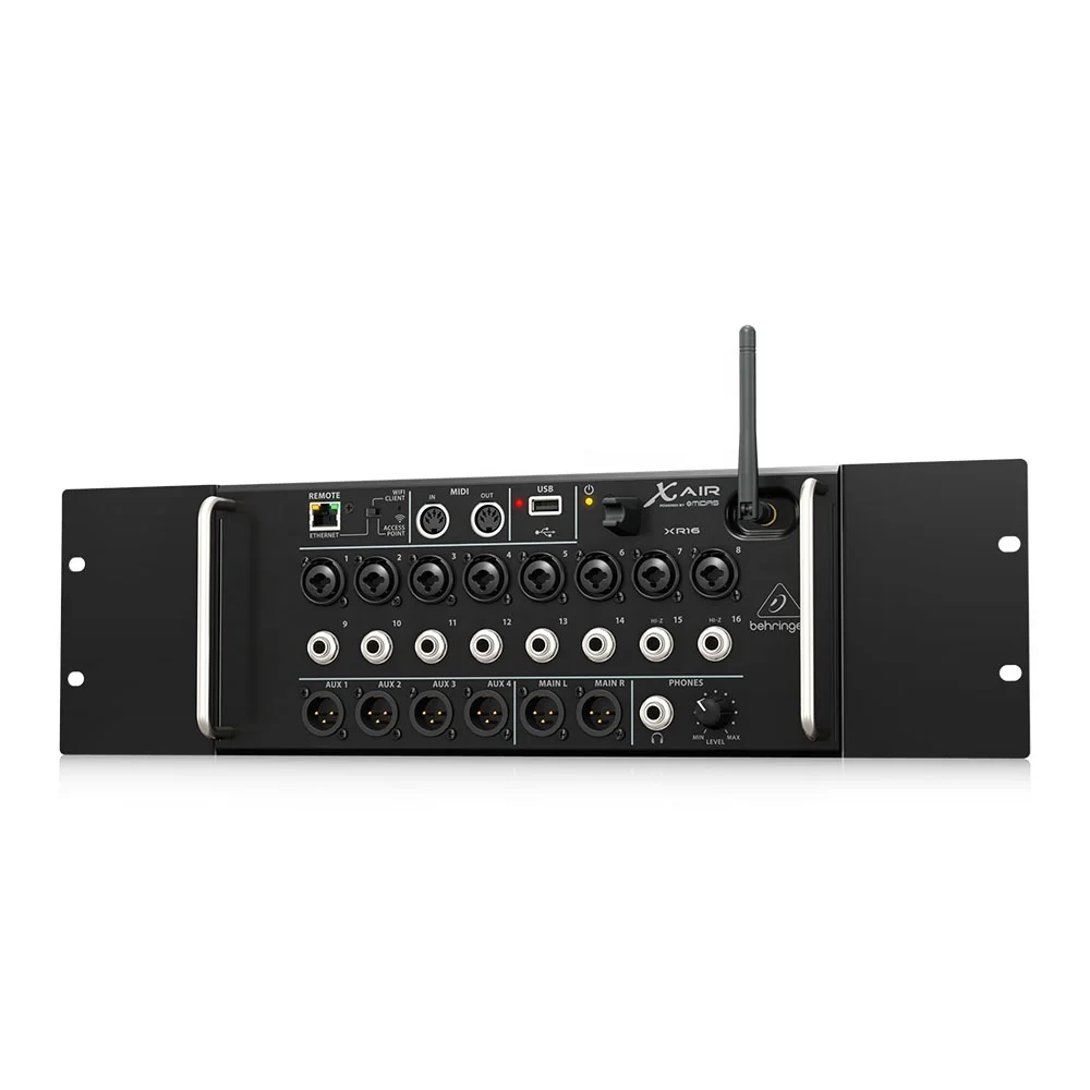 Behringer X Air XR16 Digital Mixer 16-Channel Pa Sound System Studio Console Stage Live Show Music Equipment