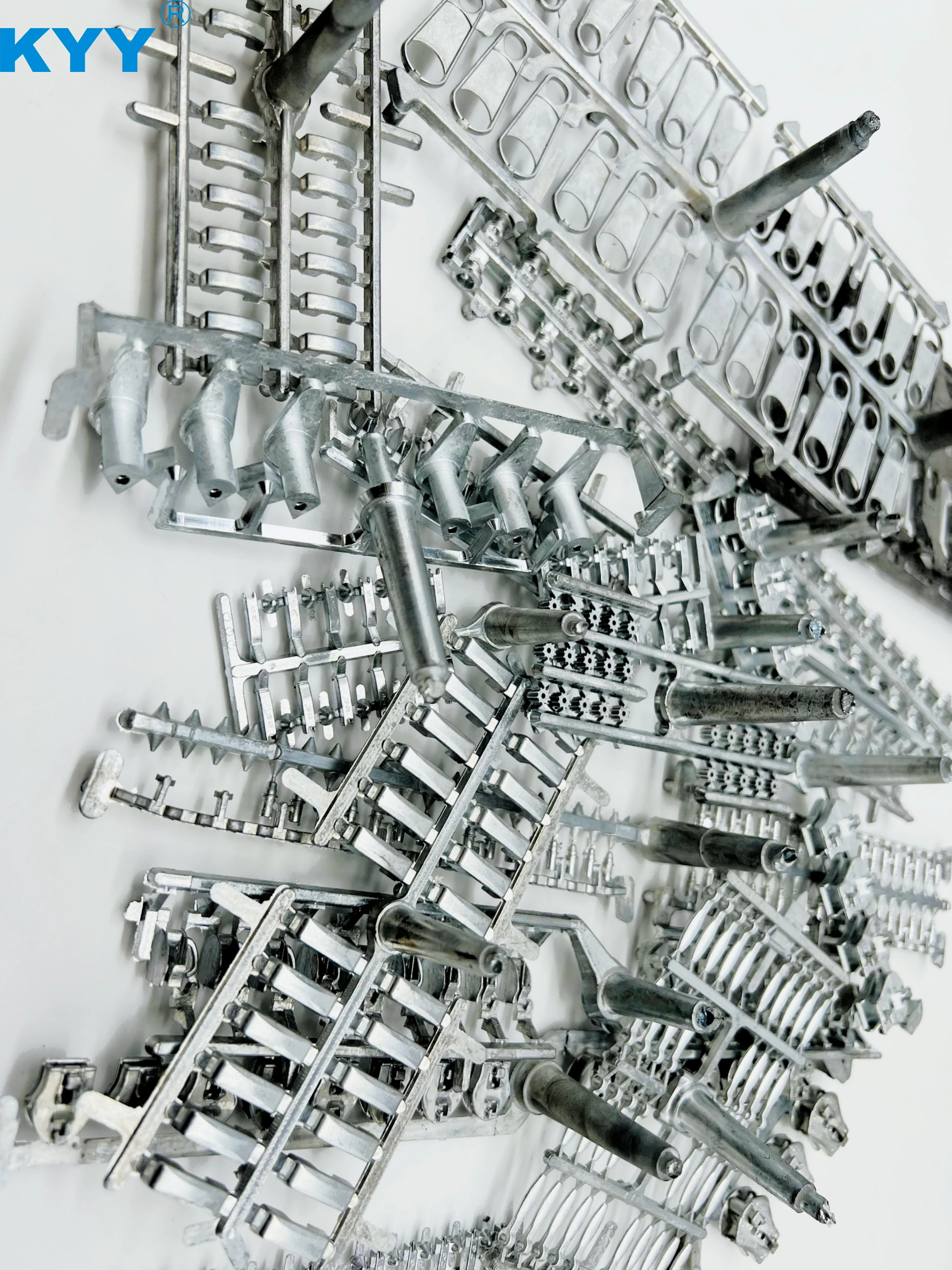 KYY Die Castings Rolling Polishing and Scrap Recycling Separator Sets,,Zipper making machine