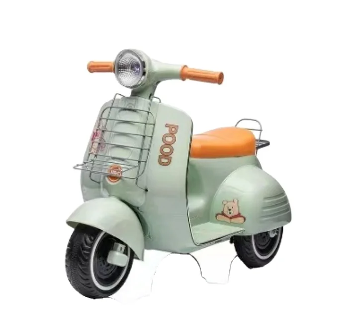 Electric children boys and girls tricycles can sit people boys and girls electric car strollers can be charged