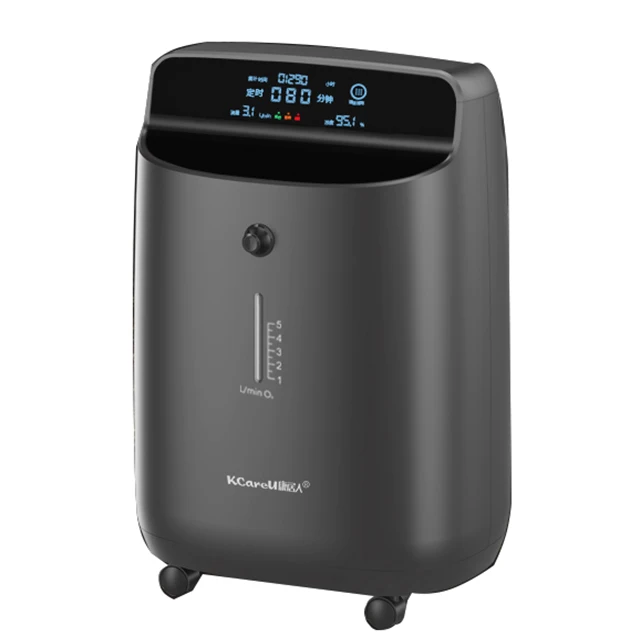 
KJR-Y21W 3L5l medical Home use dual oxygen concentrator portable machine 96% Mobile Electric oxygen generator 