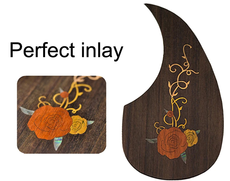 Tongling Acoustic Guitar Custom Wooden Pickguard  Guitar Parts