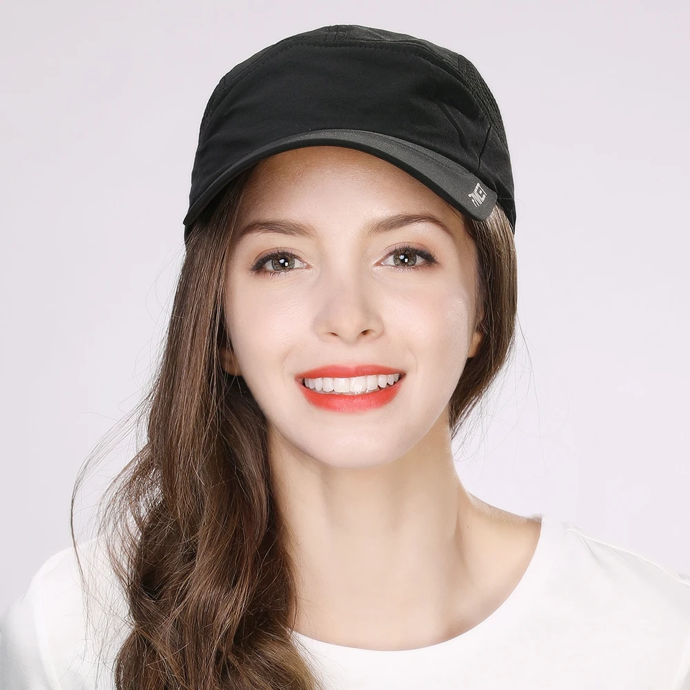 Бейсболка унисекс из нейлона и спандекса с УФ-защитой и принтом