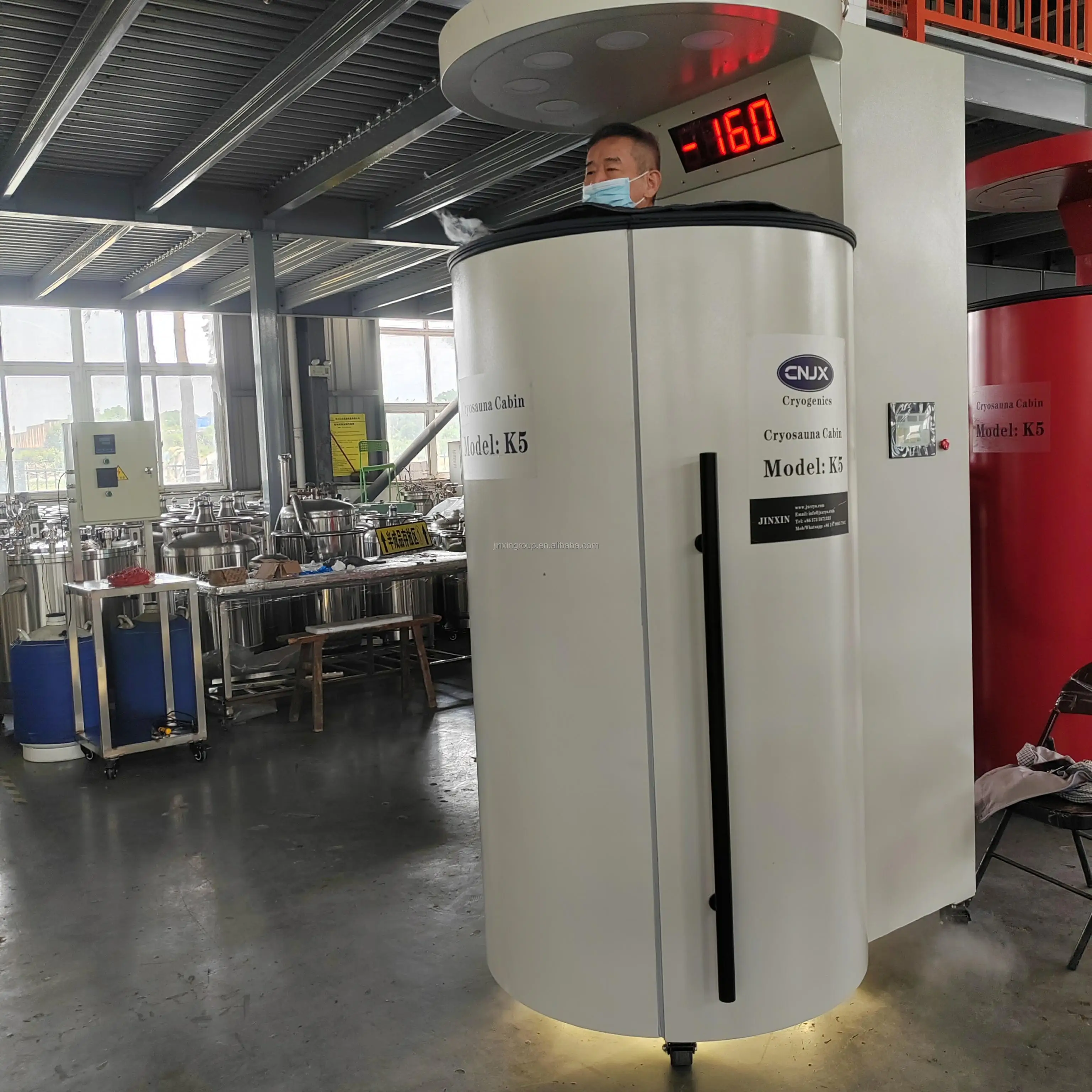 Cryosauna Whole Body Cryotherapy Cryosauna Chamber for Elite Hotels