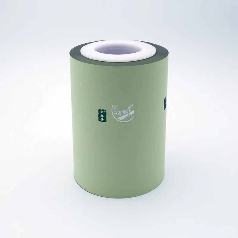 color printed laminated OPP PE aluminum foil packaging tea roll film for packing tea for automatic wrapping machine