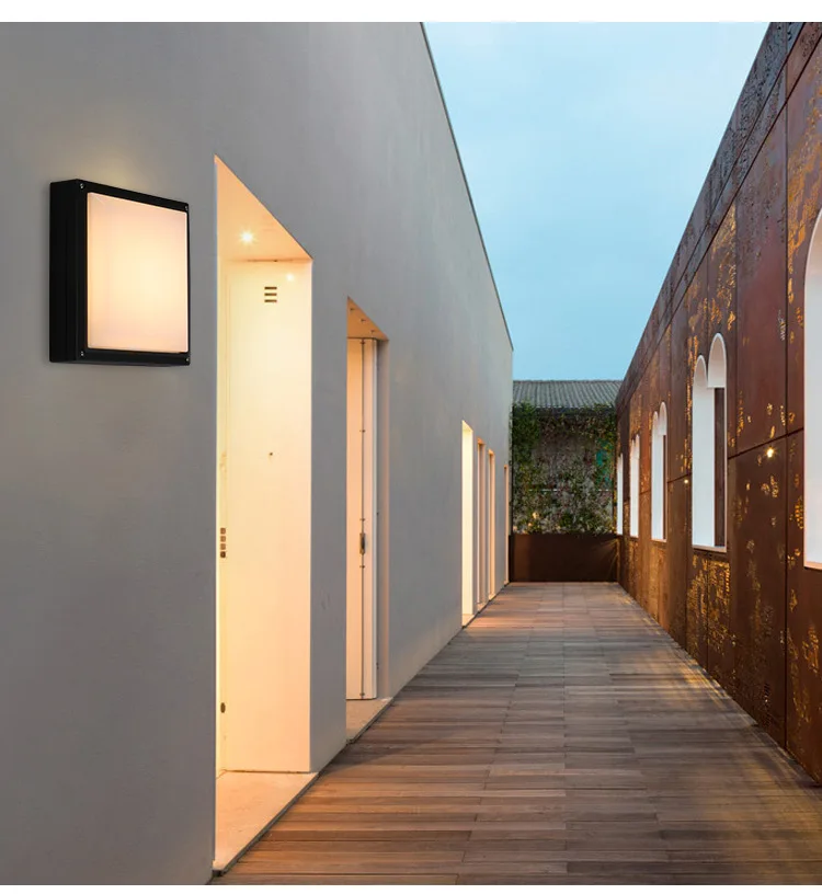 fancy outdoor lighting IP 54 aluminum led damp-proof outdoor wall lighting