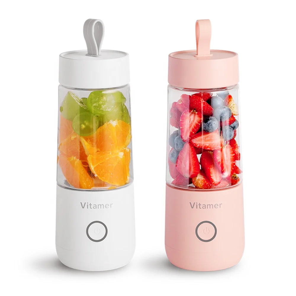 VITAMER Personal Blender Mini Portable Blender 350ml USB Juicer Cup Rechargeable Fruit Vegetable Tools
