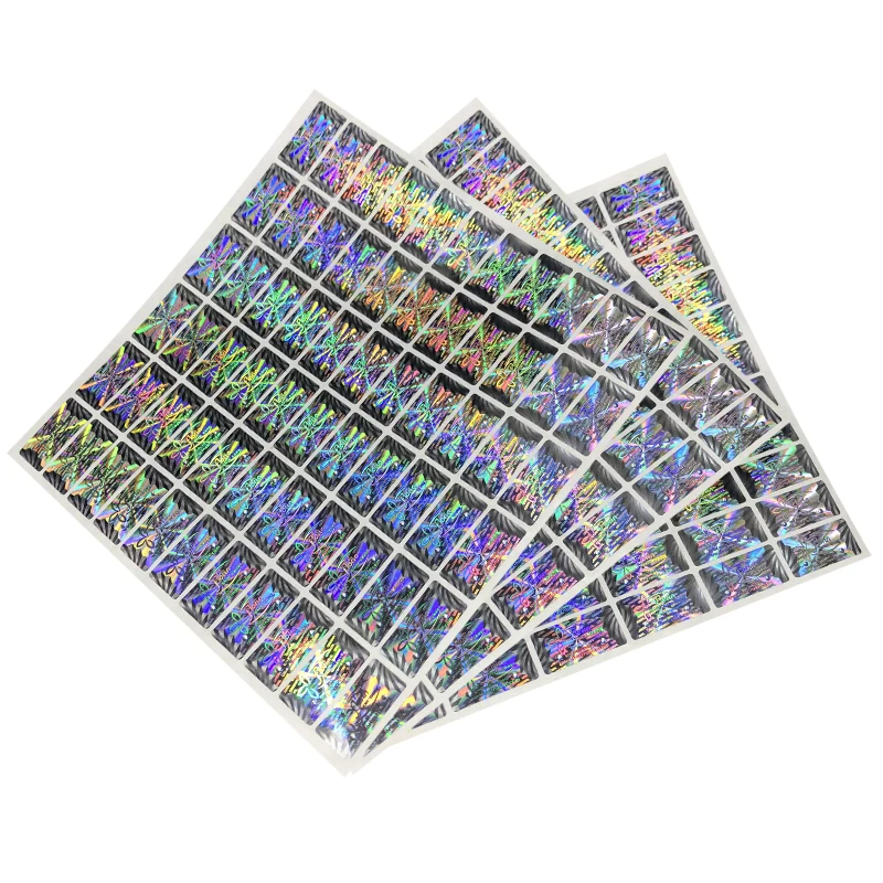 Custom Printing Warranty Holographic Label Logo Roll Scratc Off Hologram Sticker Manufacturer