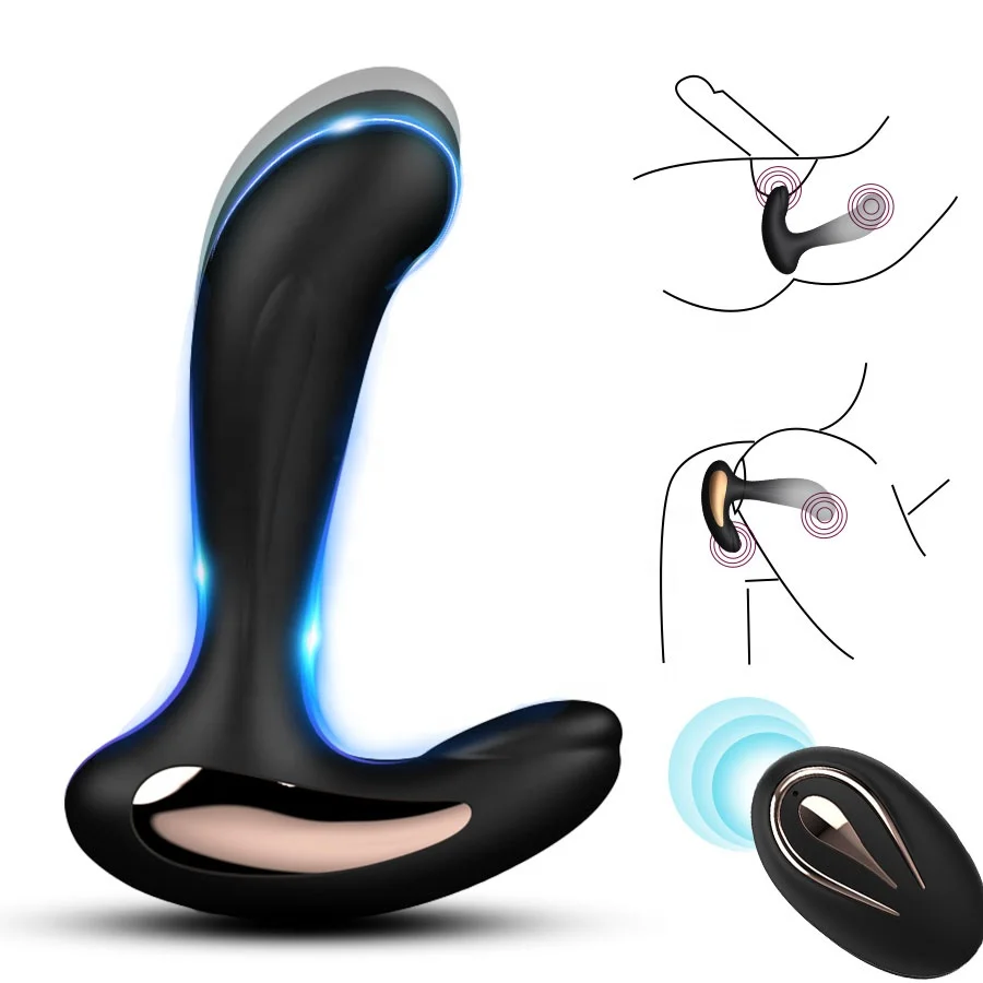 Amazon Trending Body Safe Silicone anal vibrator with remote control prostate massager sex toy for male men women