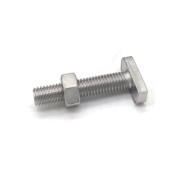 In Stock JIS 1166 Stainless Steel T Bolt SS304 SS316 T head Bolt For Solar Mounting System
