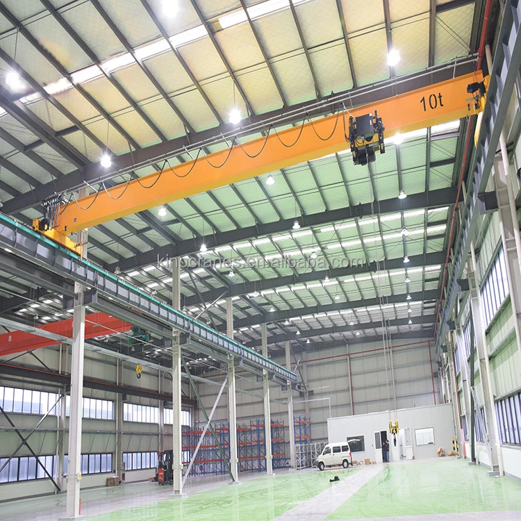 1ton 2ton 3ton 5ton 15ton Electric Single Girder Overhead/Bridge Traveling Crane For Warehouse