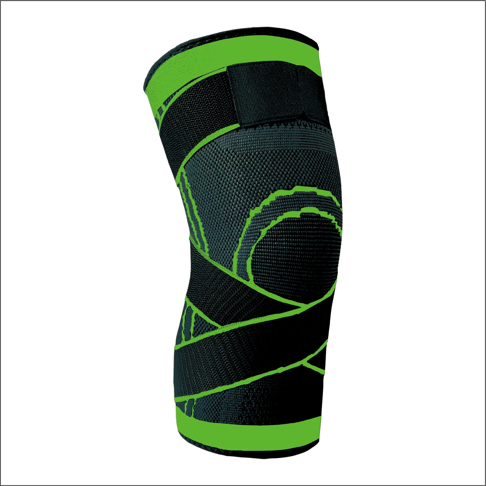 Manufacturer Custom Adjustable running knee brace compression sleeve knee support strap pad protettor  knee joint support