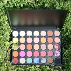 A235 custom pallet multichrome eyeshadow waterproof 100% vegan talc free eyeshadow palette private label