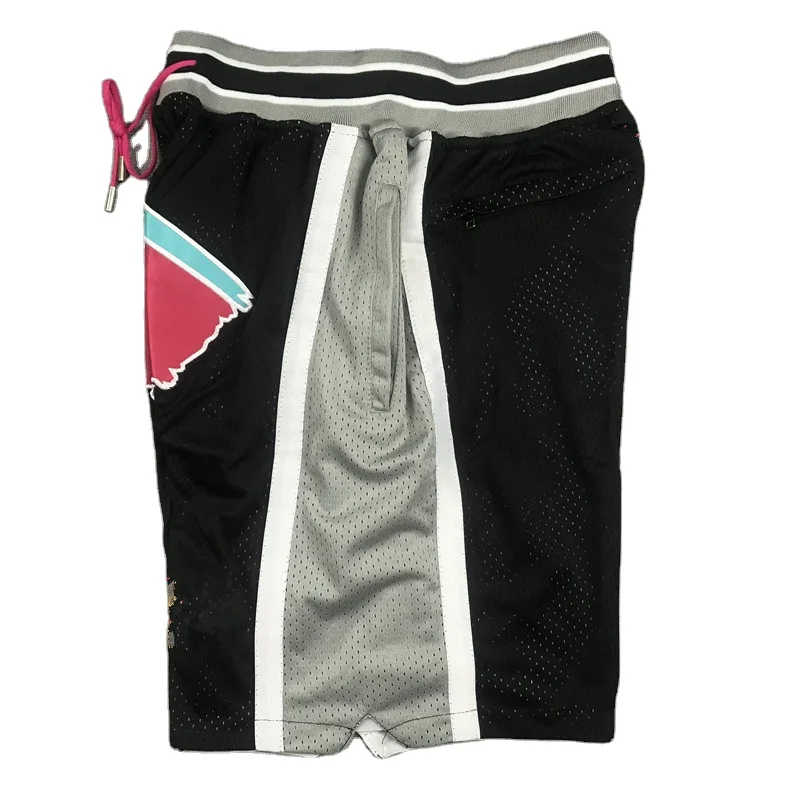 Мужская униформа синего цвета dri-fit elite с подкладкой в полоску в клетку с вышивкой и карманами на молнии баскетбольные шорты