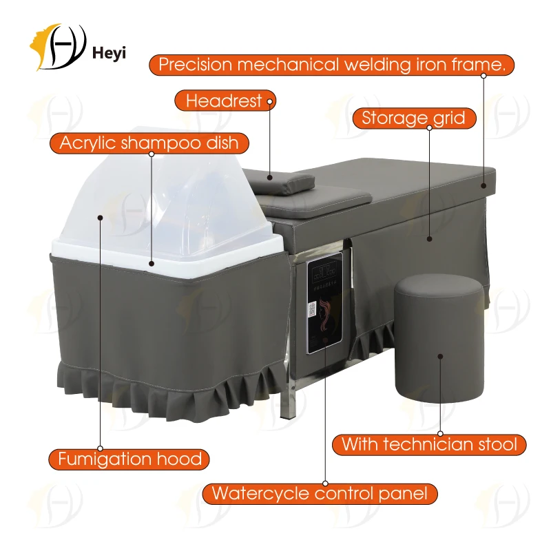 thai hair washing salon nursing therapy headspa water circulation spa massage shampoo bed