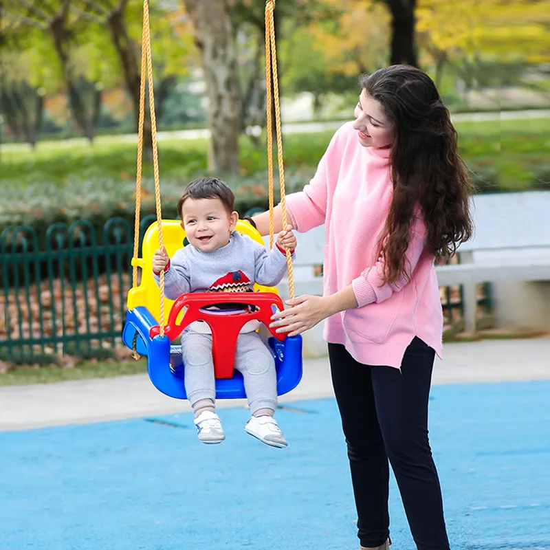 Baby Swing Set Children Indoor Outdoor Yard Family Baby Courtyard Playground Swing Set Kids Swing Seat With Rope