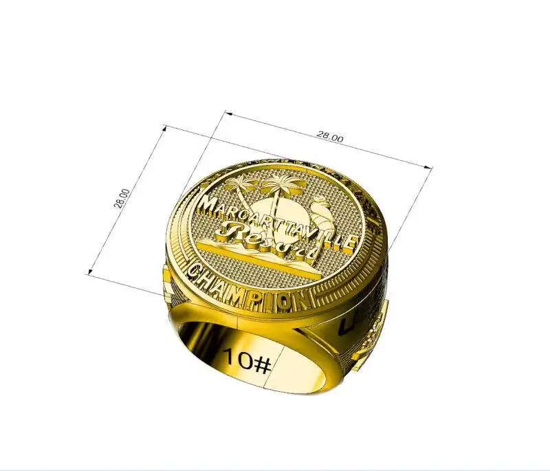Professional Factory Custom  Baseball Championship Rings For Kid