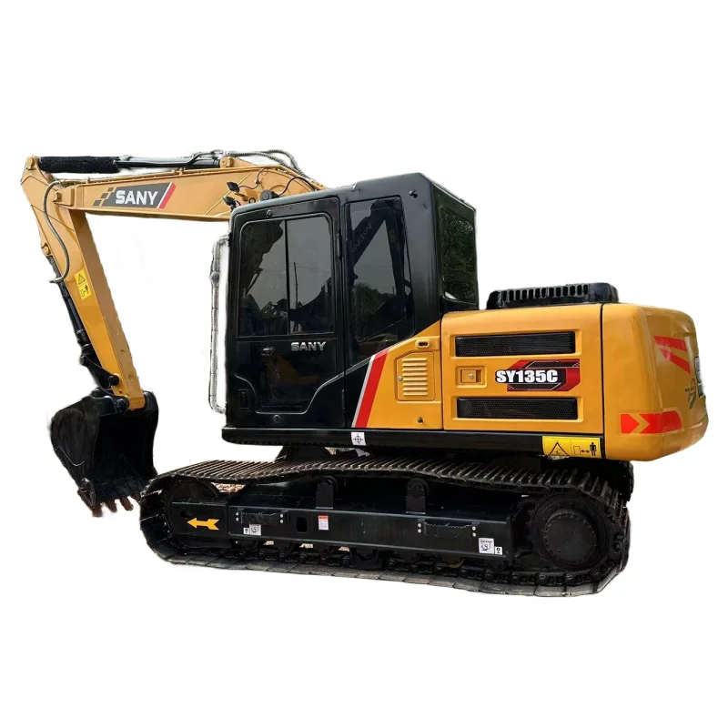 90% New 2022year China SANY excavator SANY 135 SY135 135C 13 ton small excavator sany 135C crawler digger