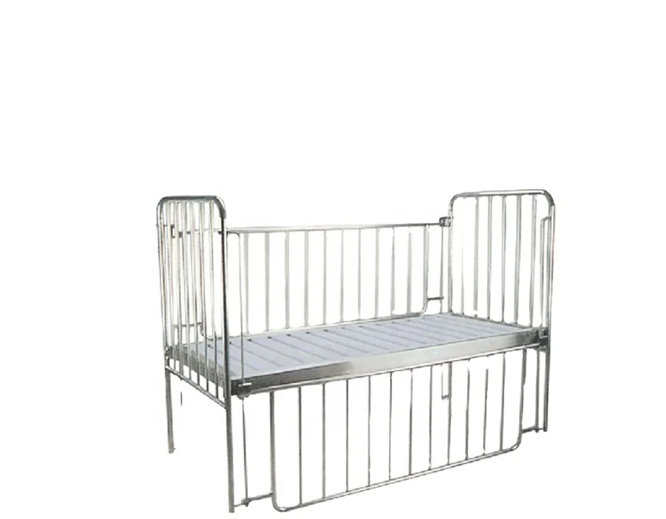 IV Pole Stainless Steel Hospital Children Bed Cot