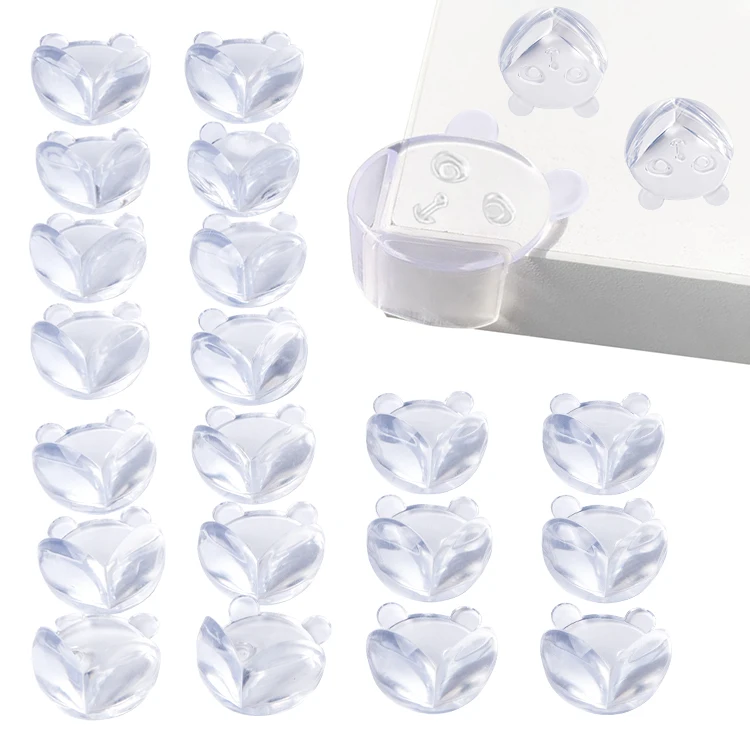 Transparent Round Smile Baby Safty Child Protection Corner Guards for furniture sharp corners