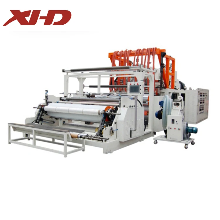 XHD 2000mm 3 layers 5 layers fully automatic stretch film machinery LLDPE stretch film making machine