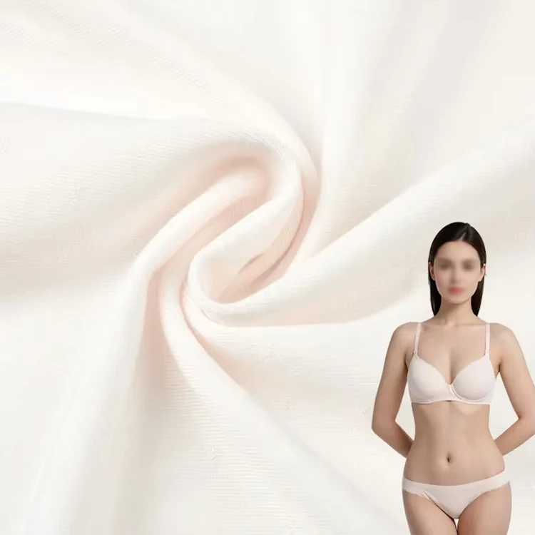 Sustainable softness for lingerie bras 150 g 92% superfine modal 8% elastane stretch single jersey lingerie fabrics