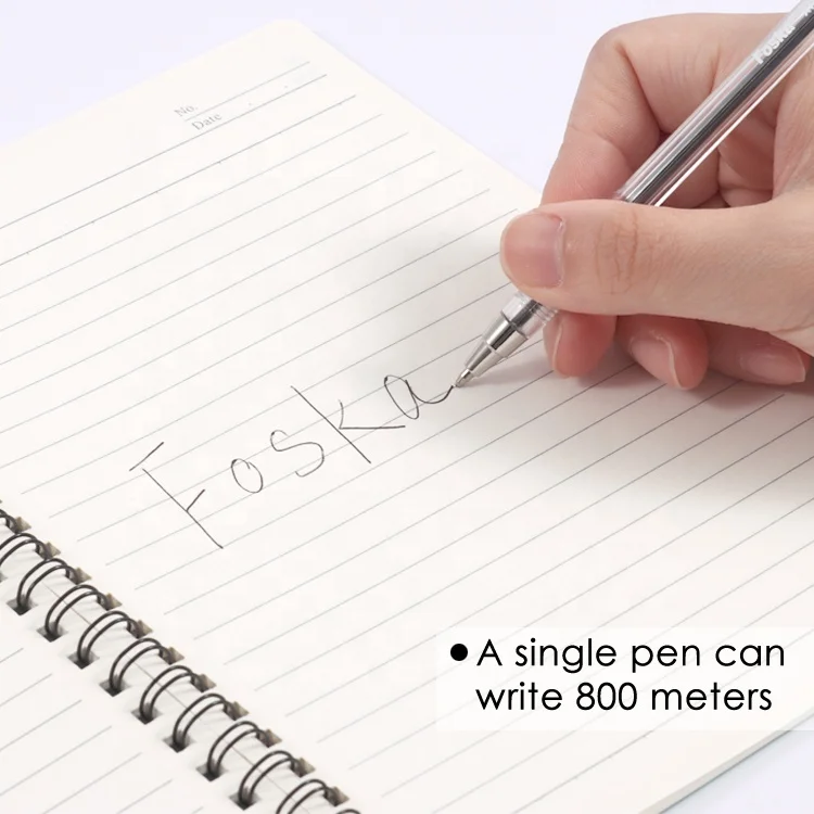FOSKA Promotional Ball Pen Popular Custom Logo Multifunctional Fine Point Ballpoint Refill Pen Pastel with 3 Colors Ink