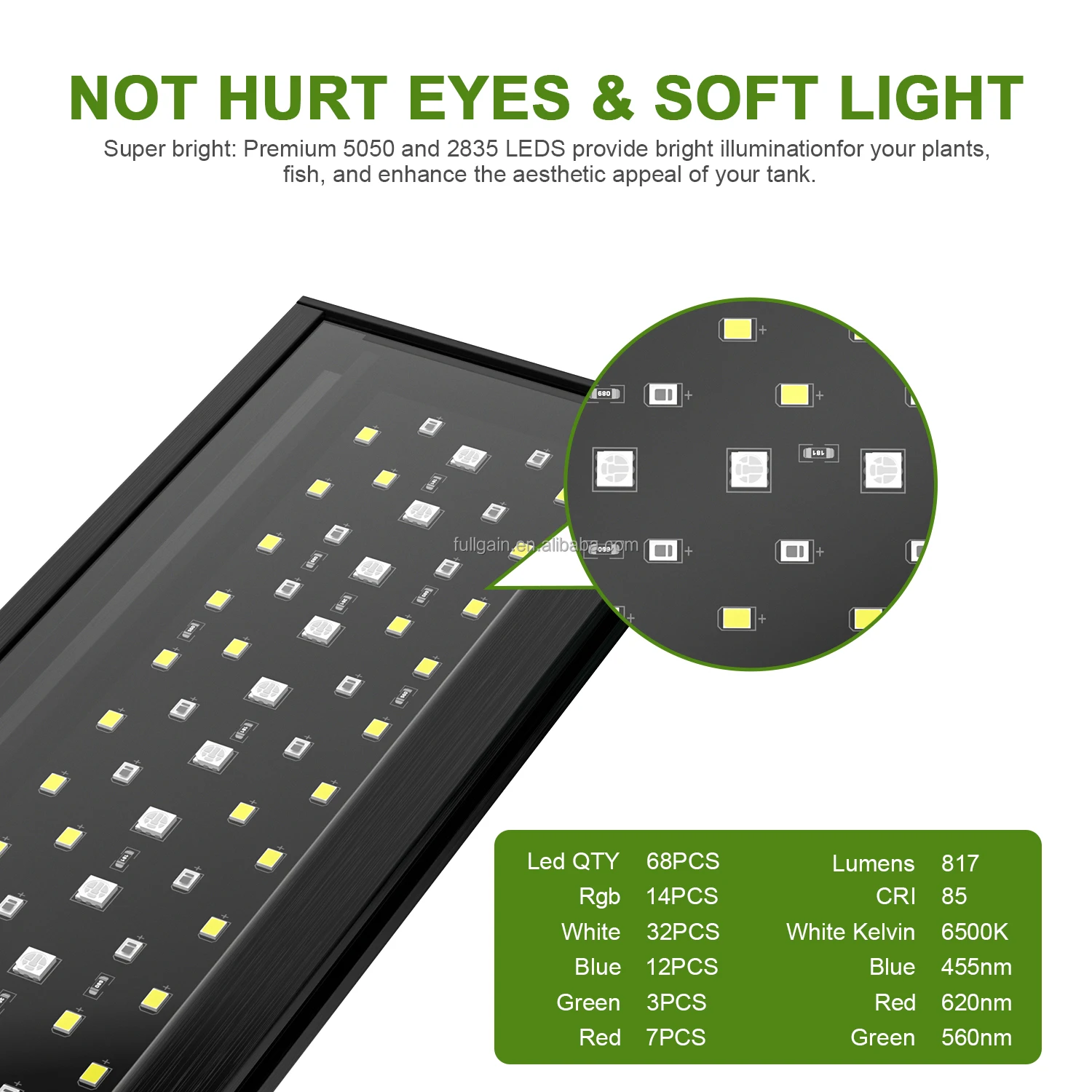 Factory Wholesale Grow Lights Full Spectrum Lighting P68 Waterproof Light Sunrise & Sunset Led