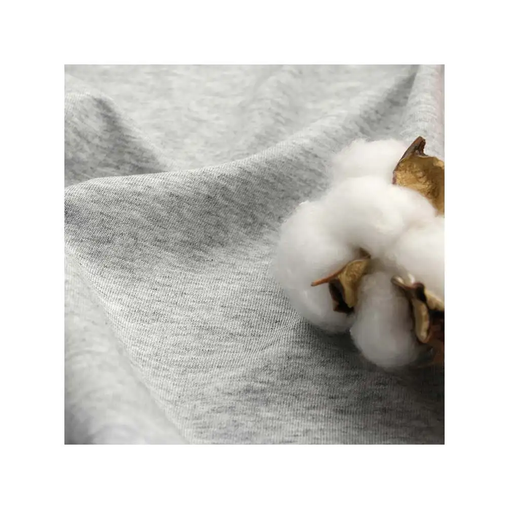 Durable Using Various Colorful Cotton Cover Silk Jersey Knit T-shirt Fabrics