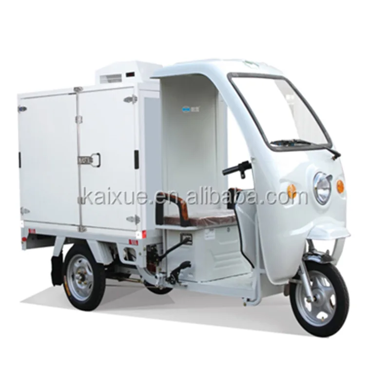 fresh food storage small electric refrigerated tricycle vehicle