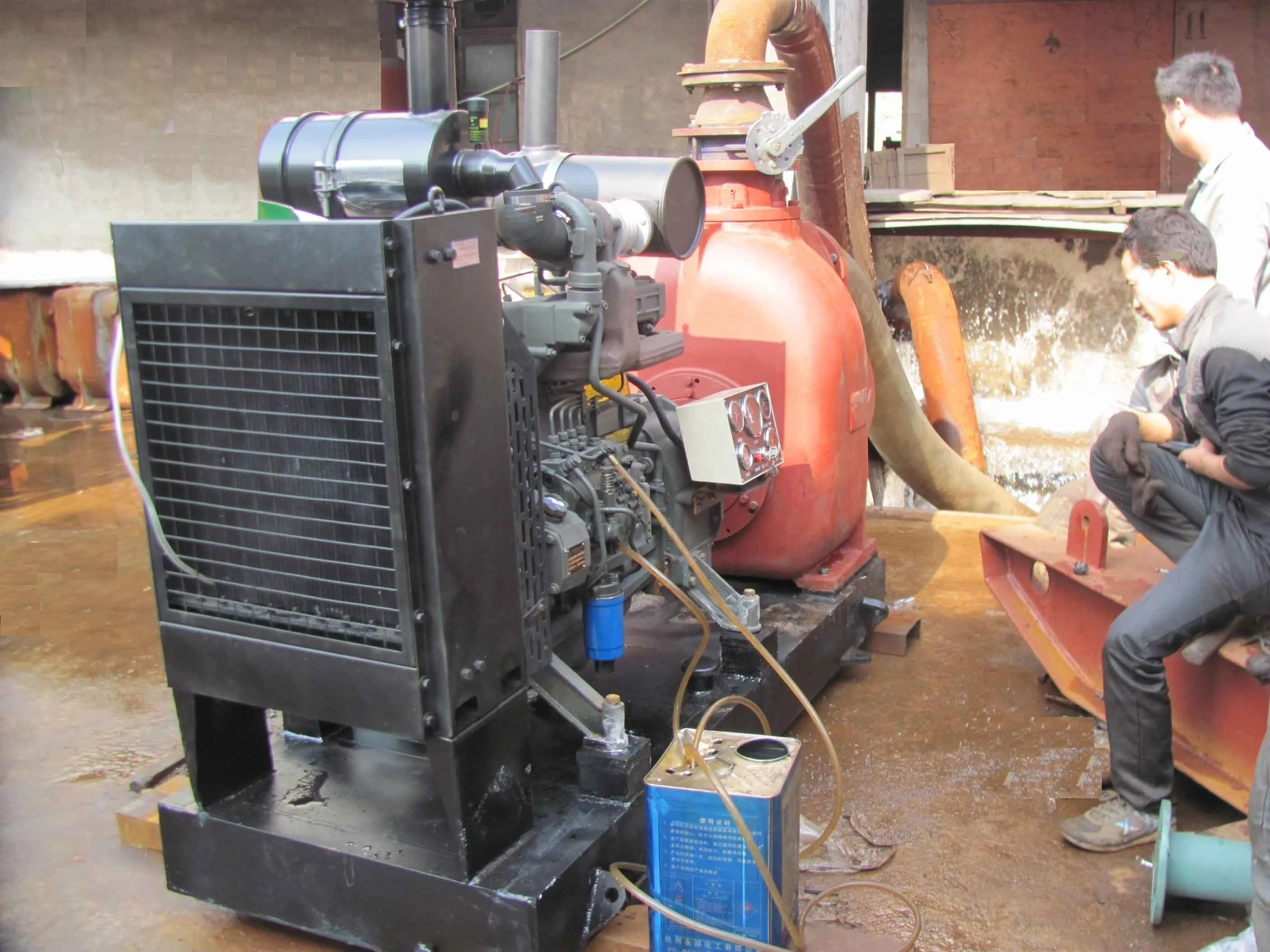 Super T Series 6 inch Mobile Diesel Engine Self Priming Waste Water Pump