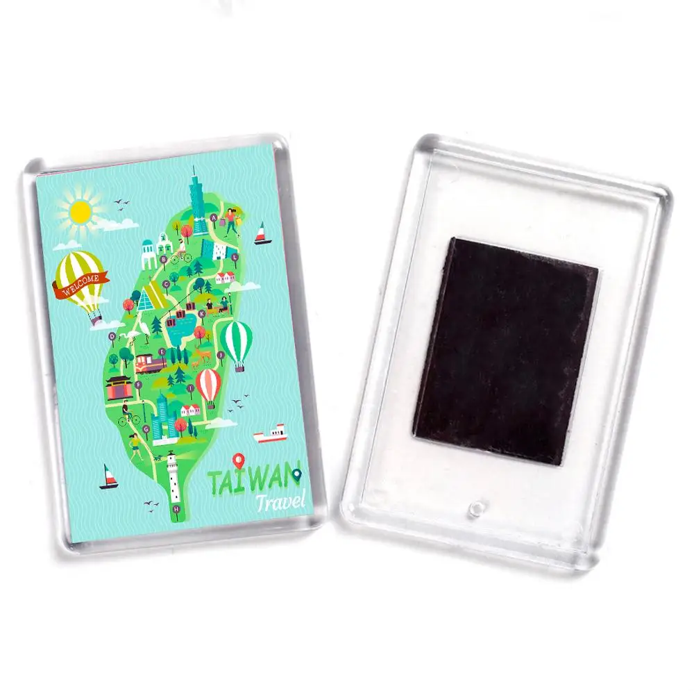 Magnetic acrylic Picture Collage Frame for Refrigerator