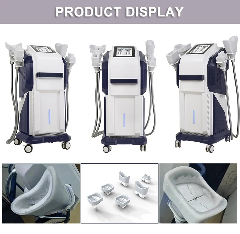 Aesthetic 360 Degree Cryo Slimming Machine Cellulite Reduction Big Coverage 7 Heads Criolipolisis 360 Fat Freezing Machine